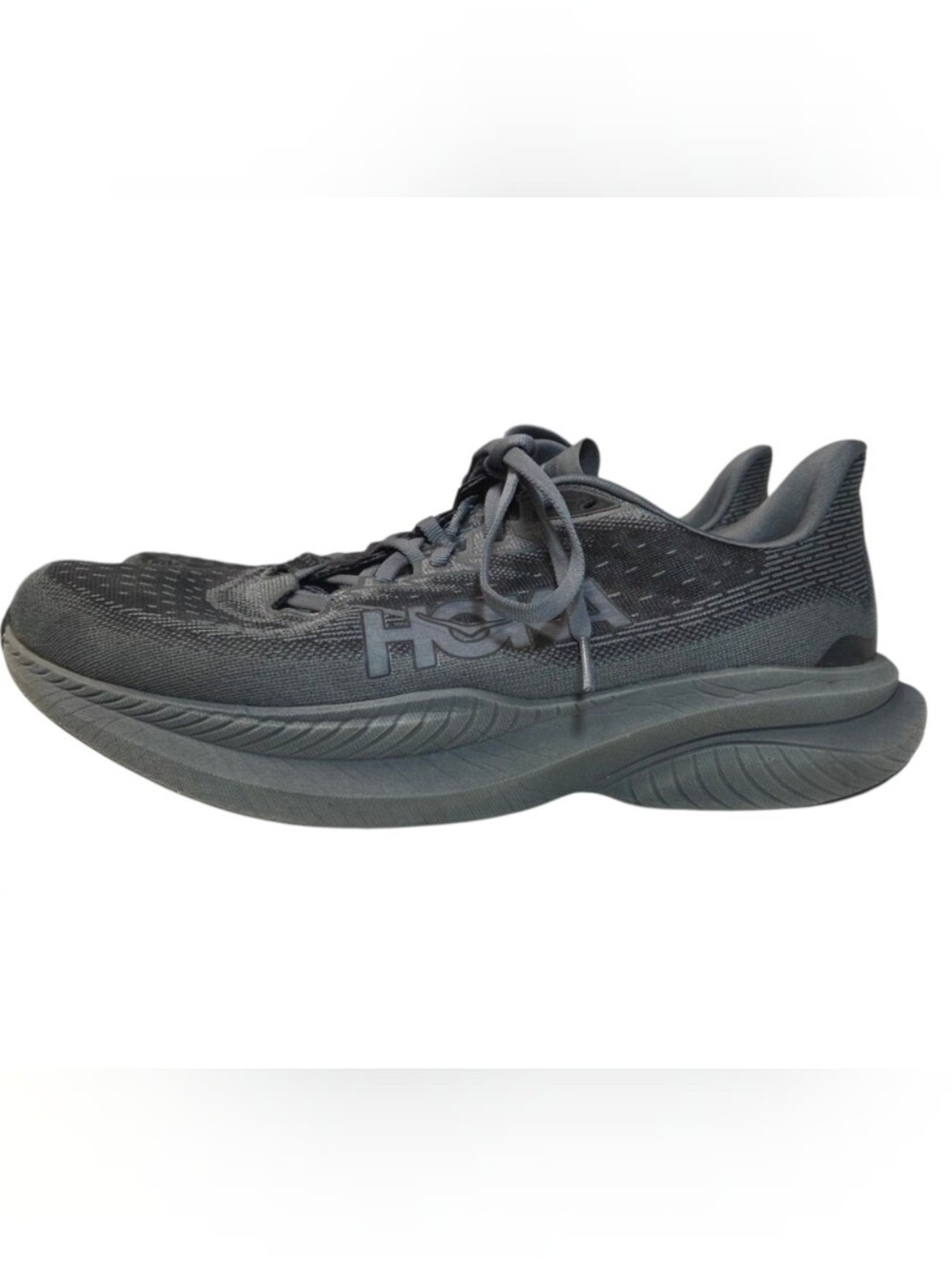 Hoka One One Mach 6 Mens Running Shoes Black & Gray Size 10.5